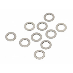 Boom Racing BRASSPD5805 Spacer D5X8X0.5 Stainless Steel (10)