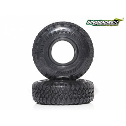 Boom Racing BRTR15504 1.55" MAXGRAPPLER Scale RC Tire Gekko Compound 3.74"x1.18" (95x30mm) Open Cell Foams (2)