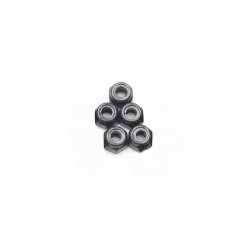 Boom Racing BRASNUTM25 Non-Flanged Nylon Lock Nut M2.5 (5)