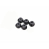 Boom Racing BRASNUTM4F M4 Flanged Nylon Lock Nut Black (5)