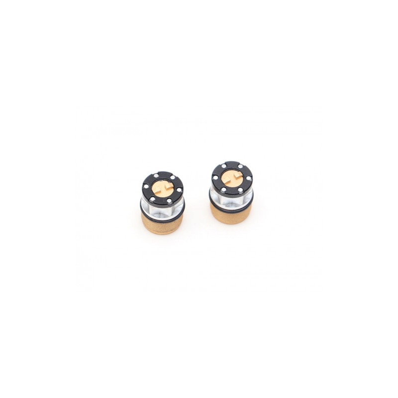 Boom Racing BRW780921GD Scale 4WD Center Locking Hub Cap (2) Gold (XT5 Series)