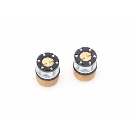 Boom Racing BRW780921GD Scale 4WD Center Locking Hub Cap (2) Gold (XT5 Series)