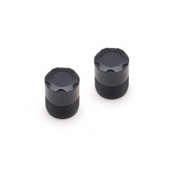 Boom Racing BRW780923 S100 Scale Center Wheel Hub Cap (2) Black (XT5 Series)