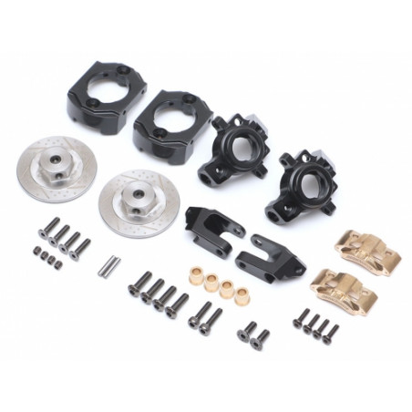 Boom Racing BR955035F Brass Front Brake Disc Set for BRX70/BRX80/BRX90 PHAT & AR44 Axles for Axial SCX10 II