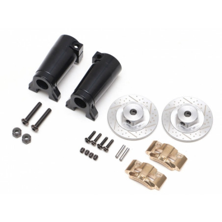 Boom Racing BR955035R Brass Rear Brake Disc Set for AR44 Axles for Axial SCX10 II