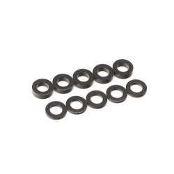 Boom Racing BRASSPD471-2 Spacer Set D4x7x1 & D4x7x2 Aluminum Black (10)