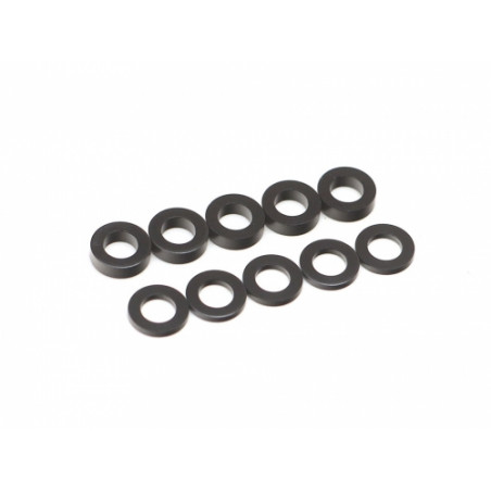 Boom Racing BRASSPD471-2 Spacer Set D4x7x1 & D4x7x2 Aluminum Black (10)