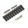 Boom Racing BRW750307D KUDU Heavy Duty Rust-Resistant M4 Nylon Rod Ends 20.00mm (Upwards) w/ SST Pivot Ball (5.8x3x7.4mm) (10)