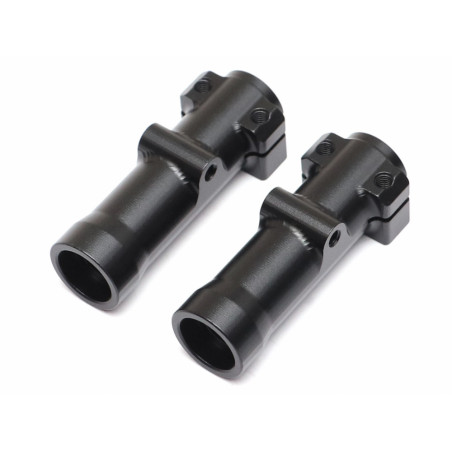 Boom Racing BRD8012 Aluminum Rear Lockout for BRX80 PHAT Axle #BRD8023 (2) Black
