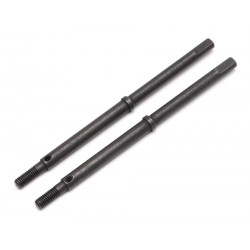 Boom Racing BRBD8002 BADASS Ultra Hard Steel Axle Rear Shaft (2pcs) for BRX80 PHAT Axle BRD8023
