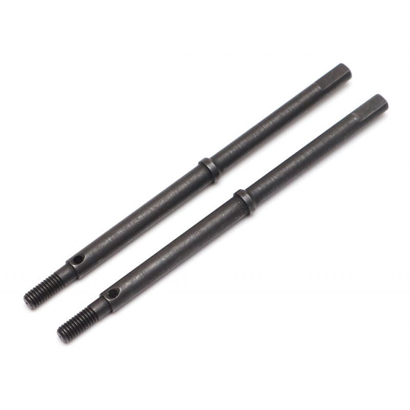 Boom Racing BRBD8002 BADASS Ultra Hard Steel Axle Rear Shaft (2pcs) for BRX80 PHAT Axle BRD8023