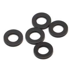Boom Racing BRASSPD581/N D5x8x1 Nylon Spacer Black (5)