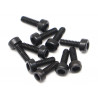 Boom Racing BRASCH1605 M1.6x5mm Socket Cap Screw 12.9 Grade Nickel Plated Screws (10)