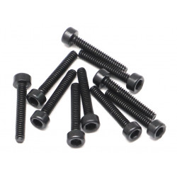 Boom Racing BRASCH1610 M1.6x10mm Socket Cap Screw 12.9 Grade Nickel Plated Screws (10)