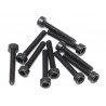 Boom Racing BRASCH1610 M1.6x10mm Socket Cap Screw 12.9 Grade Nickel Plated Screws (10)
