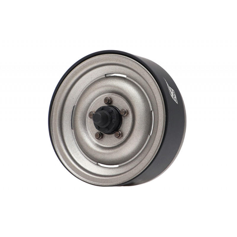 Boom Racing BRW780946 SLR 1.9" Series Land Rover Steel Narrow (21mm) Beadlock Wheel w/ Scale Cap, Scale Hardware & Alum Hub (2)
