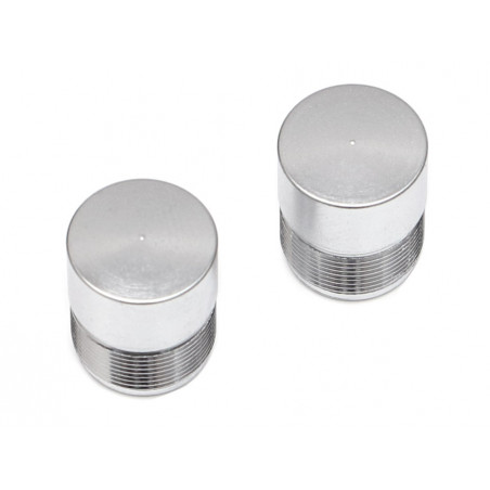Boom Racing BRW780947 Dome Center Cap (2) Chrome (XT5 Series)