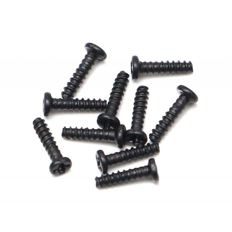 Boom Racing BRASST1X4 M1.0X4 Phillips Head Self-Tapping Screws ST1X4 (10)