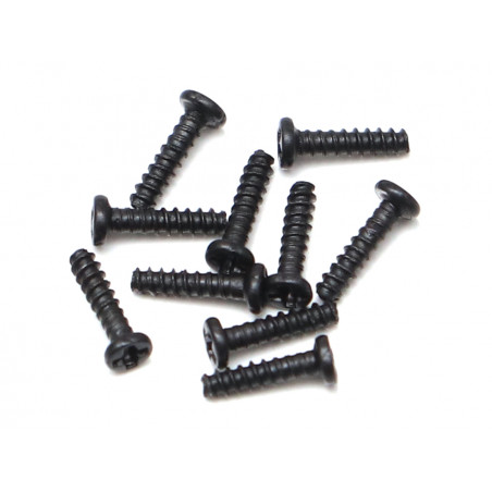 Boom Racing BRASST1X4 M1.0X4 Phillips Head Self-Tapping Screws ST1X4 (10)