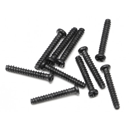 Boom Racing BRASST12X8 M1.2X8 Phillips Head Self-Tapping Screws ST1.2X8 (10)