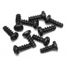 Boom Racing BRASST2X5 M2.0X5 Phillips Head Self-Tapping Screws ST2X5 (10)