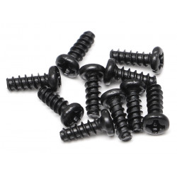 Boom Racing BRASST2X6 M2.0X6 Phillips Head Self-Tapping Screws ST2X6 (10)