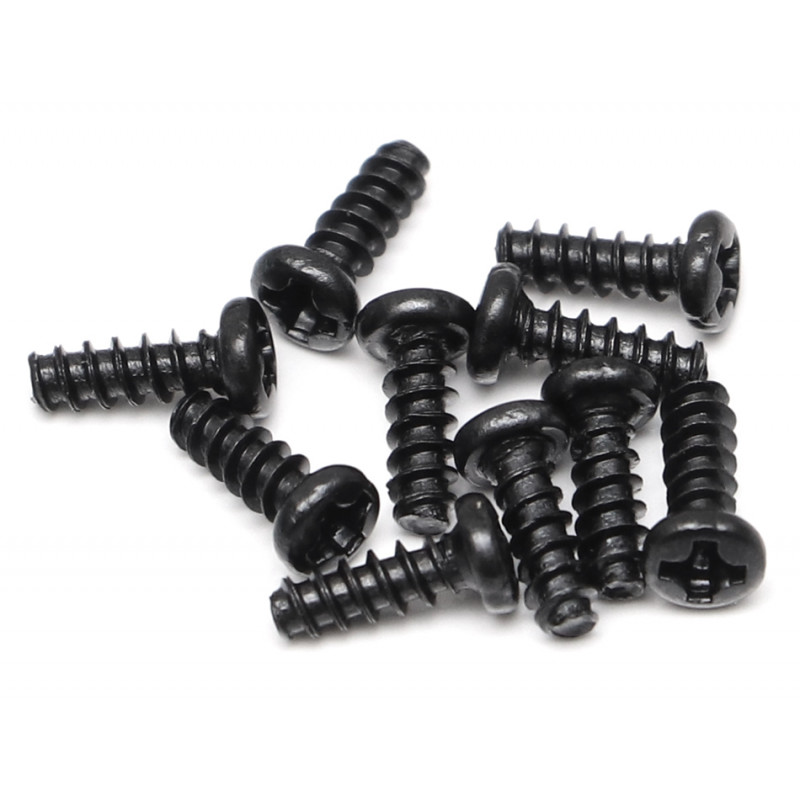 Boom Racing BRASST2X6 M2.0X6 Phillips Head Self-Tapping Screws ST2X6 (10)