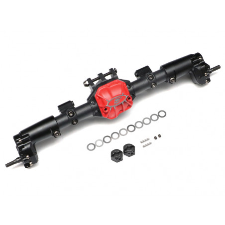 Boom Racing BRPT955023 Complete Rear Assembled AR44 Portal PHAT Axle for Axial SCX10 II