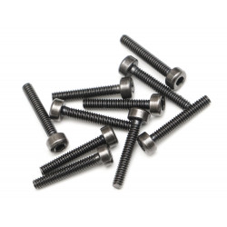 Boom Racing BRASCH2012 M2x12mm Socket Cap Screw 12.9 Grade Nickel Plated Screws (10)