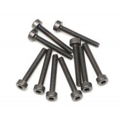 Boom Racing BRASCH2014 M2x14mm Socket Cap Screw 12.9 Grade Nickel Plated Screws (10)