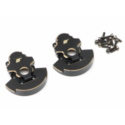 Boom Racing BRPT010 Brass Rear Knuckle Covers for AR44/BRX70/BRX90 Portal PHAT Axle