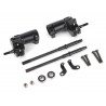 Boom Racing BRPT955023KIT Rear Portal Axle Conversion Kit for AR44 PHAT BR955023 for Axial SCX10 II