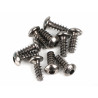 Boom Racing BRASBH3008/ST M3.0x8mm Round Head Self Tapping 10.8 Grade Screws (10)