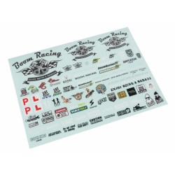 Boom Racing BRZIL033 Decal Sticker for ZIL Pickup Hard Body for BRX01 AWB