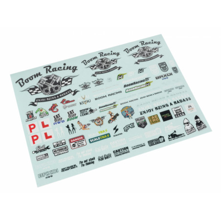 Boom Racing BRZIL033 Decal Sticker for ZIL Pickup Hard Body for BRX01 AWB