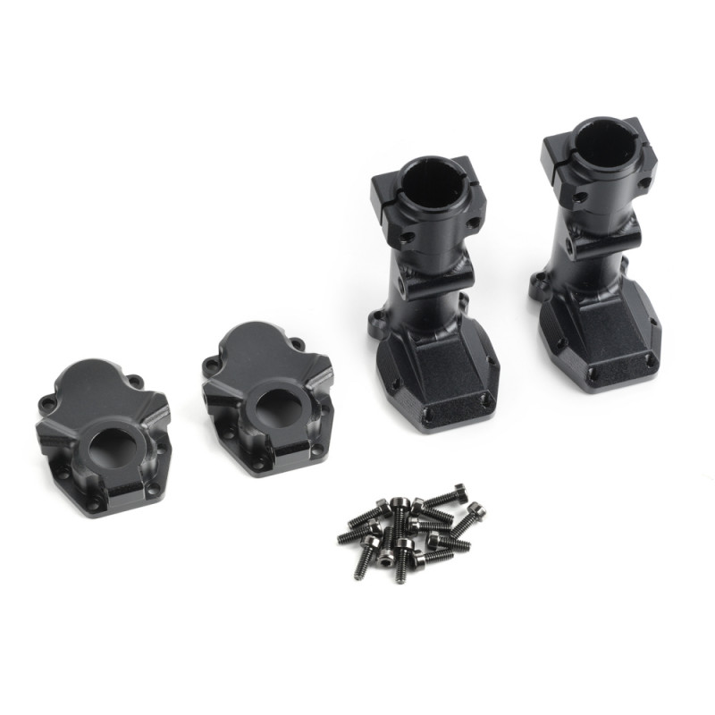 Boom Racing BRPT8023B Aluminum Rear Lockout for BRX80 Portal PHAT Axle (2)