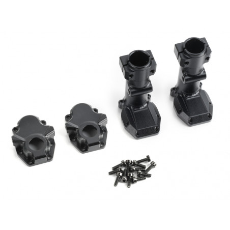 Boom Racing BRPT8023B Aluminum Rear Lockout for BRX80 Portal PHAT Axle (2)