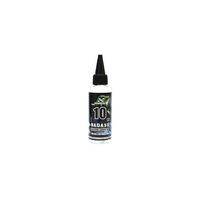 Boom Racing BRSHK010 BADASS Silicone Shock Oil 10wt 60ml