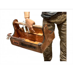 CRM CRM Holzwerkzeugkiste in 1/10 mit Beschriftung wie abgeb