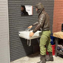 CRM CRM Handwaschbecken aus Resin incl. Zubehör