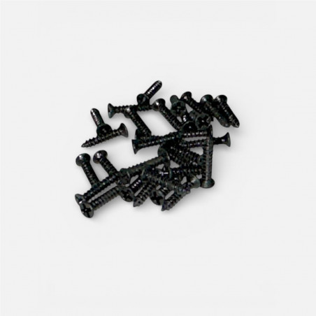 CRM screw Stahl schwarz M1.2 (20 pcs)