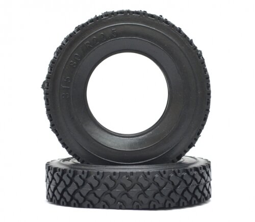 BoomRacing 1/14 Truck Tire F Size  85 x 22.5mm (1pair) Black BRK613003