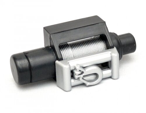 BoomRacing RC Scale Accessories - Winch Silver BRK790004