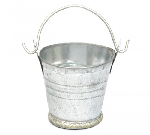 BoomRacing RC Scale Accessories - Metal Pail Silver BRK790010S