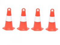 BoomRacing RC Scale Accessories -Traffic Cones 4pcs Red...