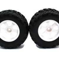 BoomRacing 1/10 Short Course Wheel  +Tire Set (1 pair) A...