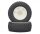 BoomRacing 1/10 Short Course Wheel  +Tire Set (1 pair) B White BRK654021W