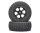 BoomRacing 1/10 Short Course Wheel  +Tire Set (1 pair) B Black BRK654021BK