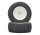 BoomRacing 1/10 Short Course Wheel +Tire Set(1 Pair) C White BRK654022W