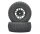 BoomRacing 1/10 Short Course Wheel +Tire Set(1 Pair) C Black BRK654022BK